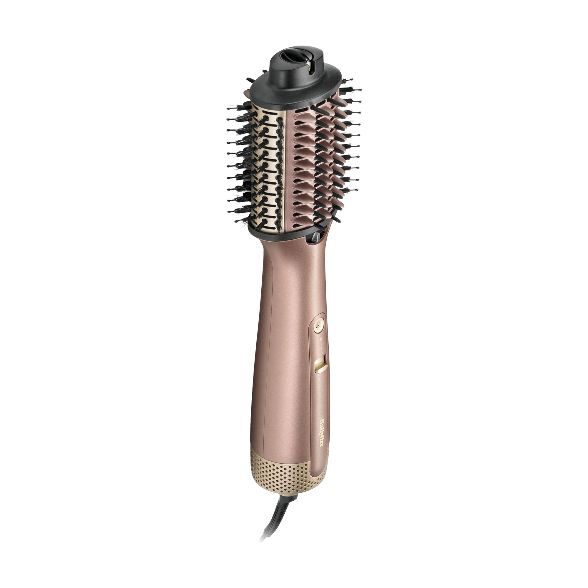 Фен-щітка для волосся BaByliss PRO Air Power Volume з дифузором та іонізацією, рожевий (AS95E)